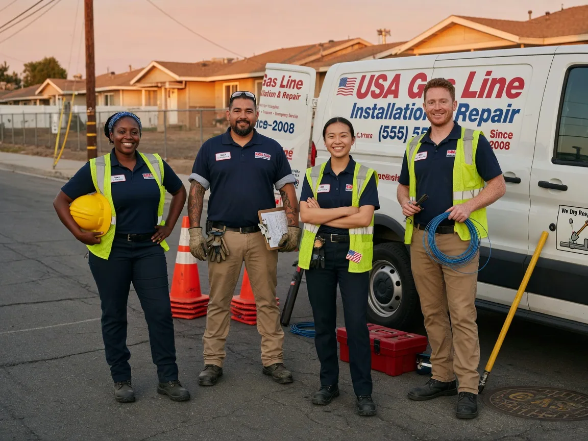 Gas Line Installation company in Salix, PA